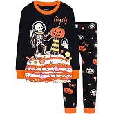 DAUGHTER QUEEN Boys & Girls 100% Cotton Halloween & Christmas PJS 18M-12Y | Soft, Breathable, Comfortable, Tagless, Snug Fit, Festive, Great for Gift Giving