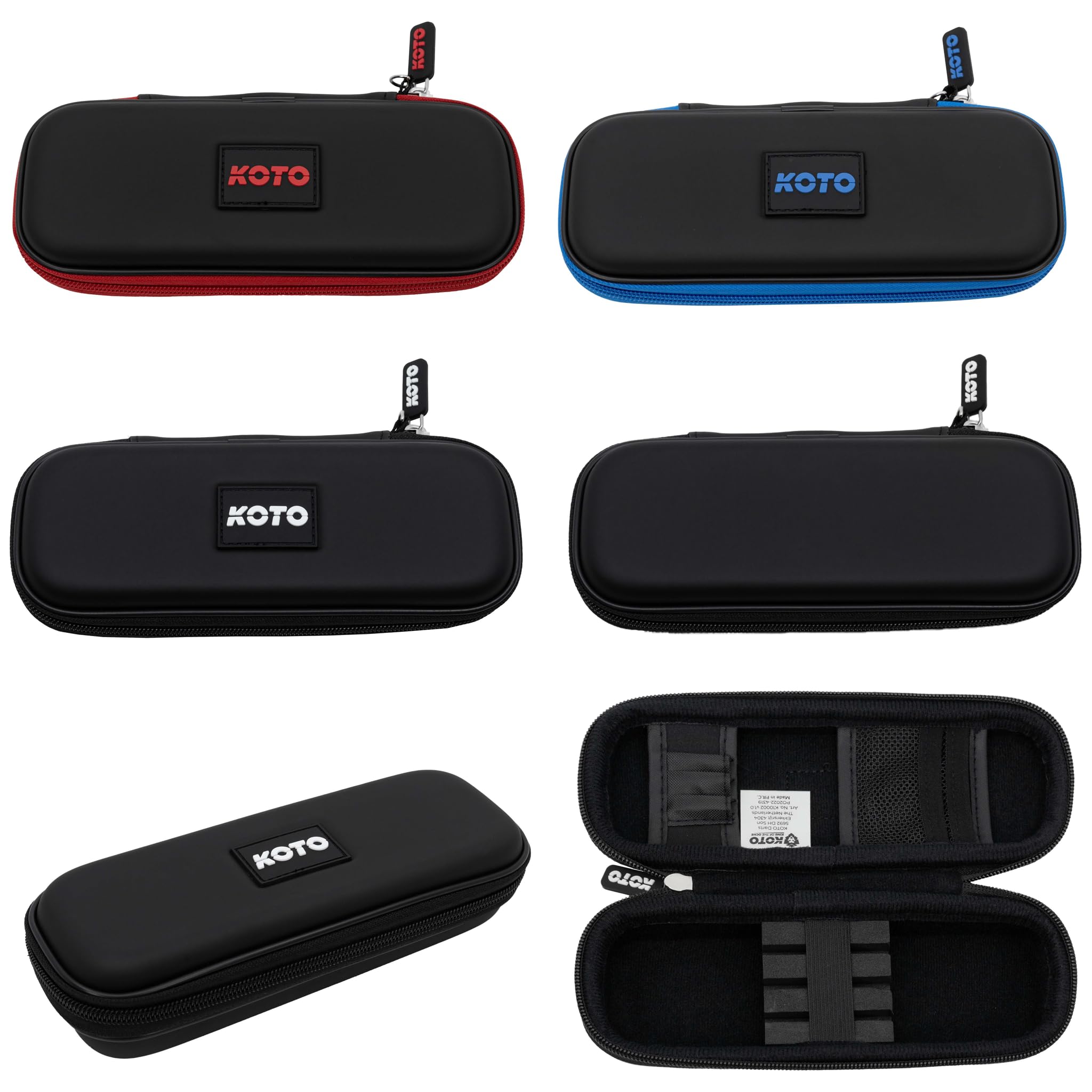 KOTO - EVA Small Blue, Dart Case, Case, EVA Foam, Compatible with Steel Tip Darts & Soft Tip Darts