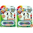 Chinese Jump Rope Elastic Jumping Rope Game for Kids & Adults I by JA-RU | Colorful Stretch Skip Rope for Girls and Boys. Party Favor Stocking Stuffer. Plus 1 Sticker | Item #733-s