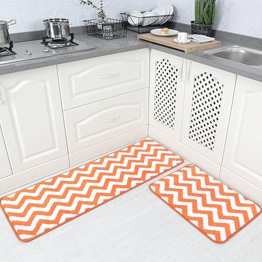 Amazon Com Carvapet 2 Pieces Microfiber Chevron Non Slip Soft