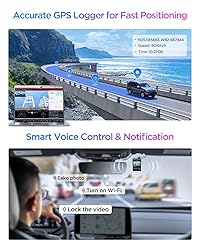 VIOFO A329S 4K 3 Channel Dash Cam, 4K Front + 2K