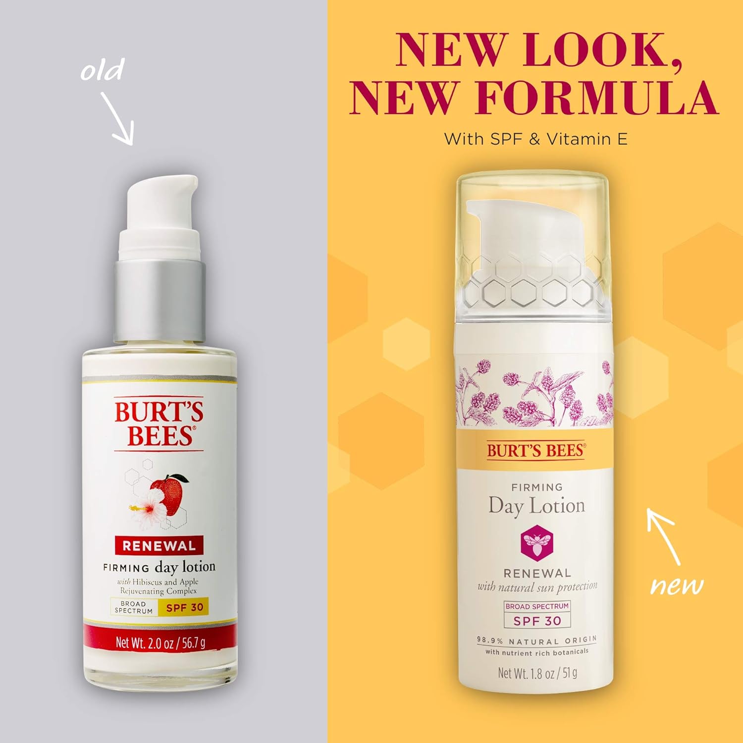 burt's bees renewal firming day lotion