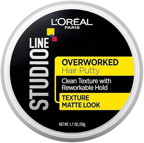 L’OREAL PARIS STUDIO LINE OVERWORKED HAIR PUTTY, 1.7...