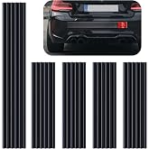 VEXPLO Adhesive Rubber Car Bumper Protector, for Rear Front Anti-Collision | 5x BLACK adhesive car bumper protector guard, Easy DIY anti-scratch trim for rear &amp; front end of SUVs, cars, no residue