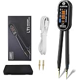 ALIENTEK LT1 Mini LCR Meter Tweezer,10KHz Smart SMD Tester,Multimeter, ESR Meter, Tester for Resistor Capacitor Inductance Voltage Frequency Diode,400mAH Battery,Automatic Component Recognition