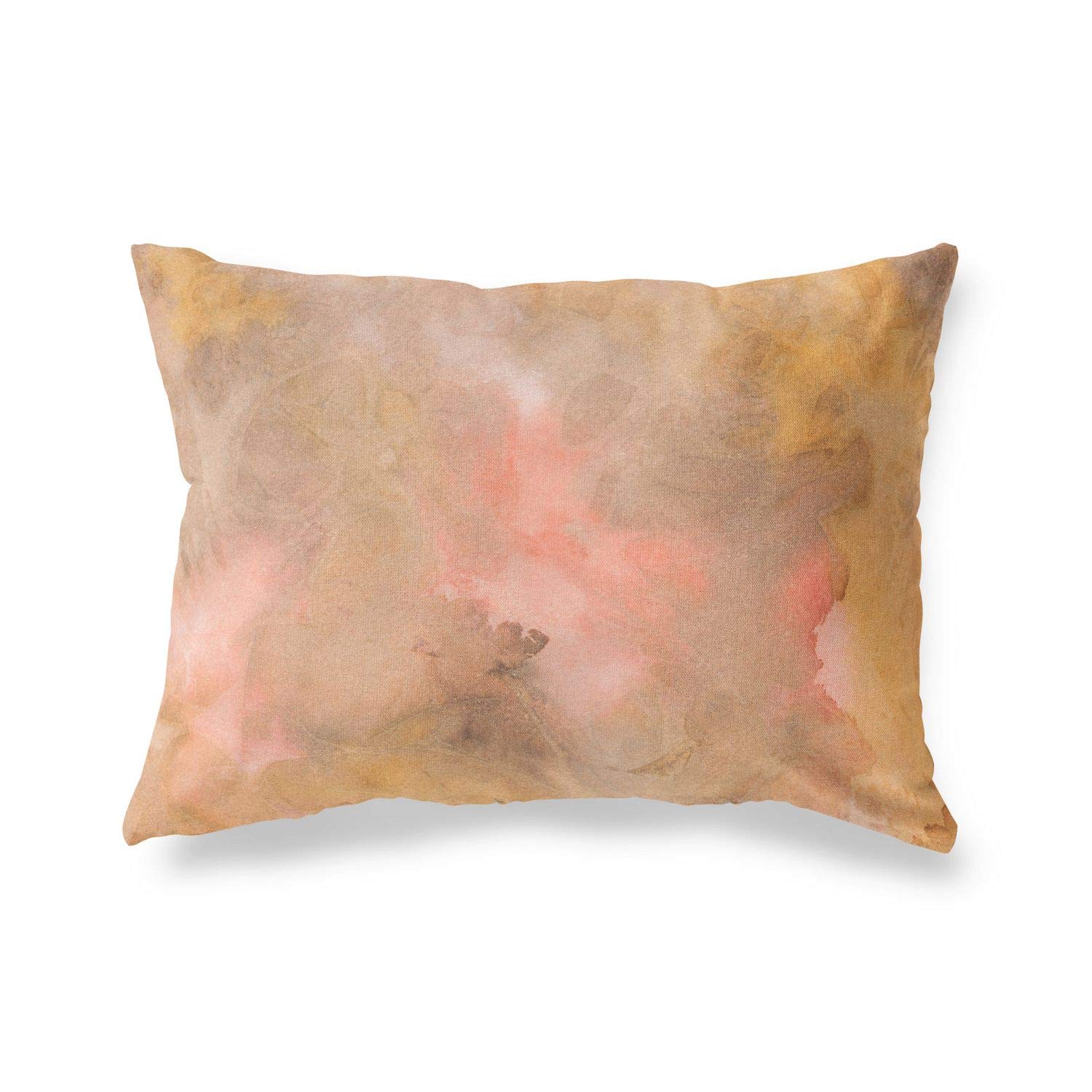 Bonamaison Decorative Cushion Cover Watercolor Theme, Throw Pillow Covers, Home Decorative Pillowcases for Livingroom, Sofa, Bedroom, Size:35x50 Cm - Designed and Manufactured in Turkey