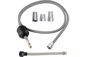 Hygie Rinse 88624000 Replacement Pull-out Faucet Hose Compatible with Hansgrohe Kitchen Faucets Standard Non-Select Single Hole, with 14.1oz/0.88lb Weight Ball, Kitchen Faucet Spray Hose 59 +10.5 Inch