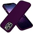 OTOFLY Designed for iPhone 13 Pro Max Case, Silicone Shockproof Slim Thin Phone Case for iPhone 13 Pro Max 6.7 inch (Purple)