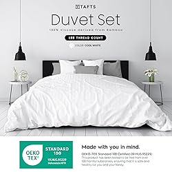 Tafts Duvet Cover Set, King Size - 100% Viscose