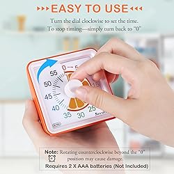 Secura Brands 60-Minute Visual Timer, Fruit Timer