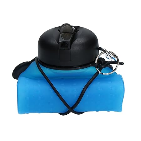 Faltbare Trinkflasche'Squeeze' BPA-Freie Flasche aus Silikon 700ml Platzsparende Sportflasche Zum Drücken