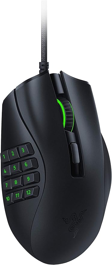 Amazon Co Jp Razer Naga X Mmo ゲーミングマウス 16ボタン 軽量 85g Dpi 5g 高性能オプティカルセンサー 柔らかい布巻ケーブル Chromaライティング 日本正規代理店保証品 Rz01 R3m1 家電 カメラ