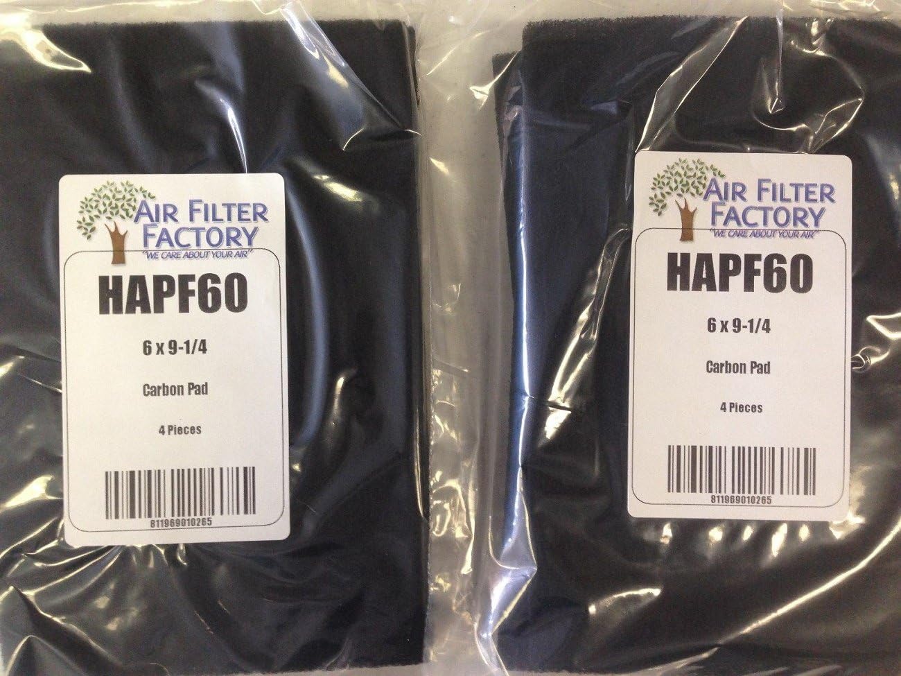 Holmes Bionaire GE Replacement Carbon Filter HAPF60, HAPF60PDQ-U, A1260C 8-Pack