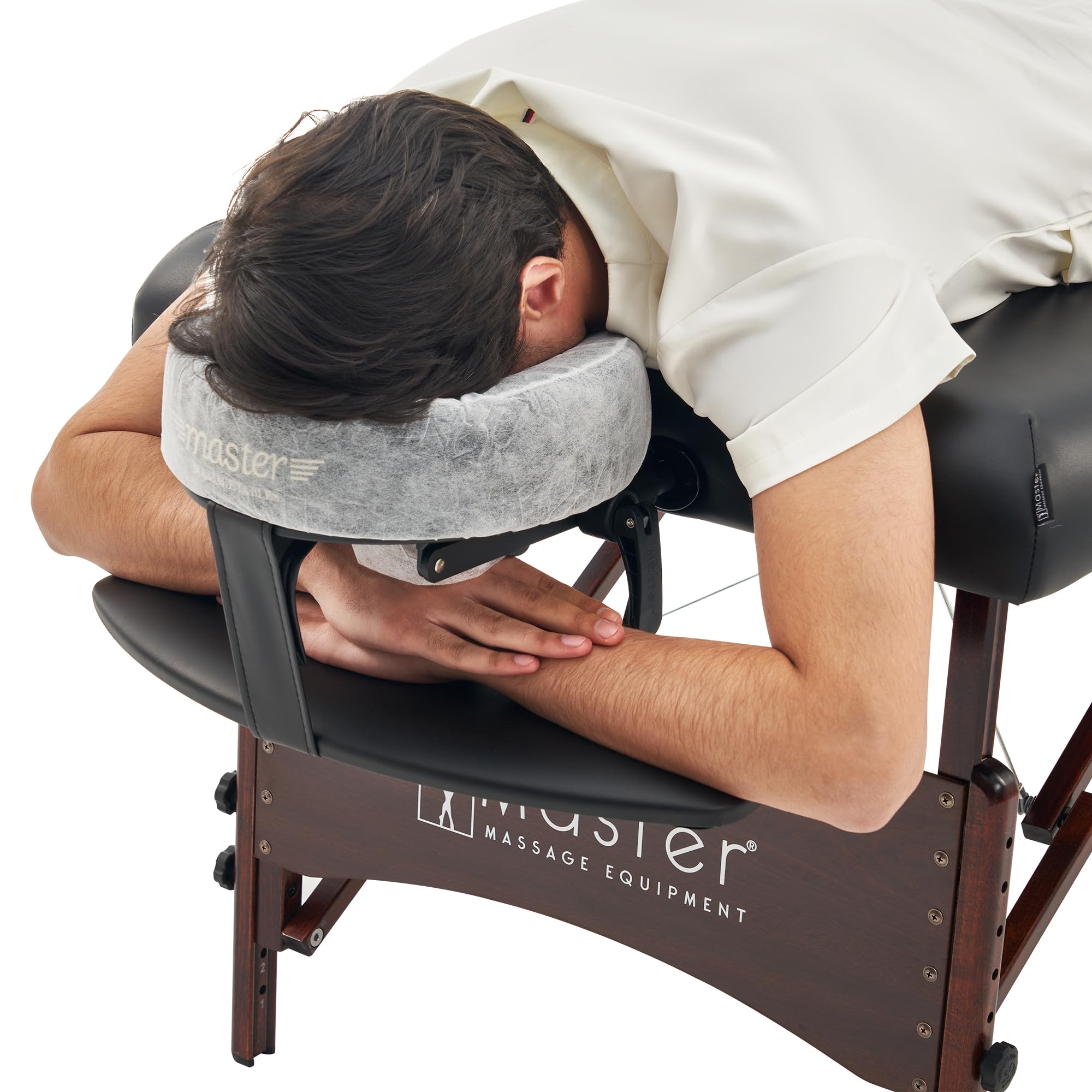 Master Massage Disposable Fitted Headrest Cover(Pack of 50) for Face Pillow/Face Cushion