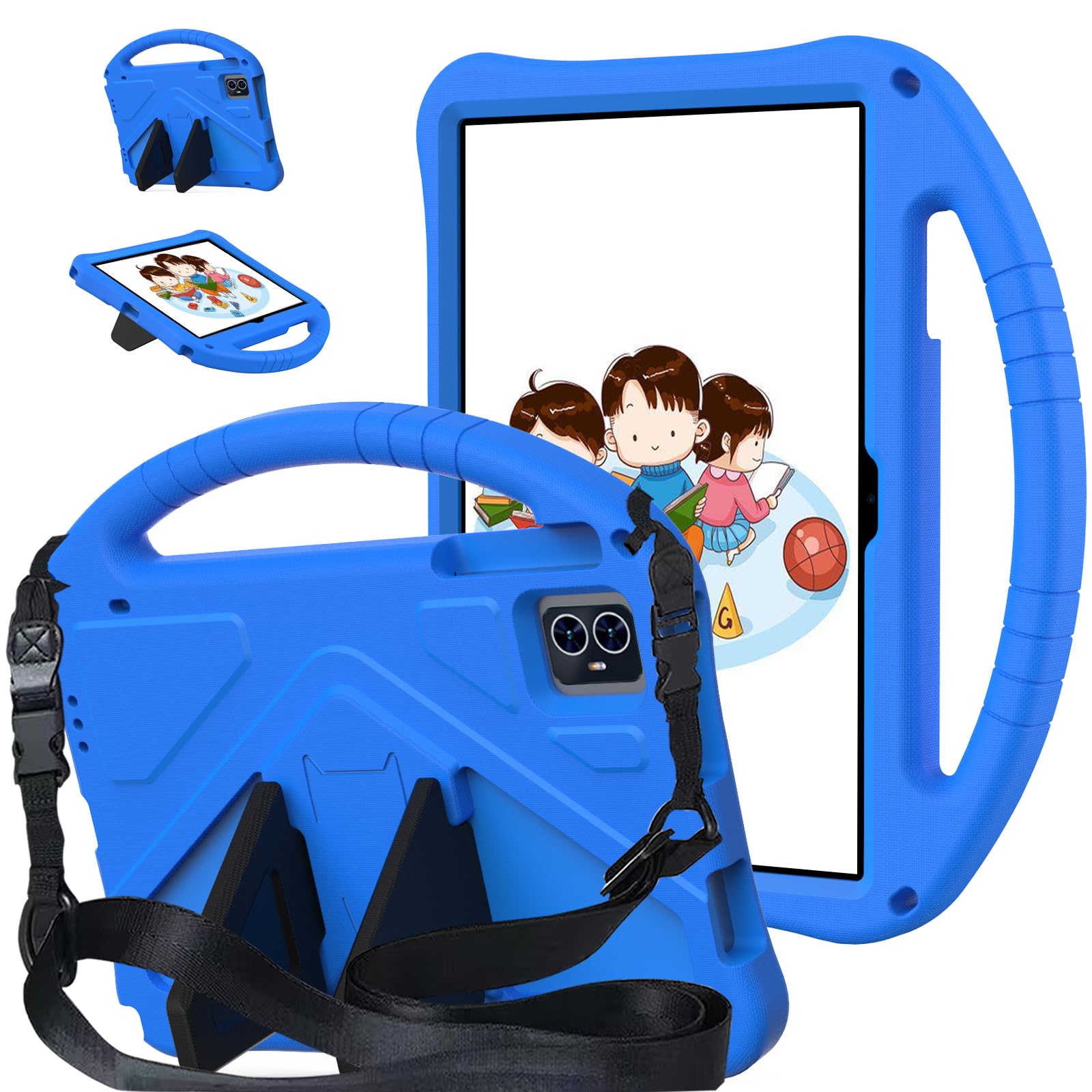 YRH for Tmobile Revvl Tab 2 Case (2025), Kids EVA