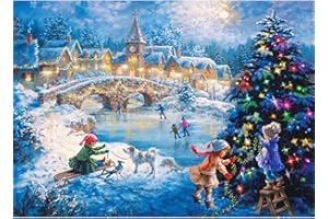 DIY 5D Diamond Painting Kits By Number Full Drill, Train Christmas Rhinestone Embroidery Cross Stitch Pictures Arts Craft Hom