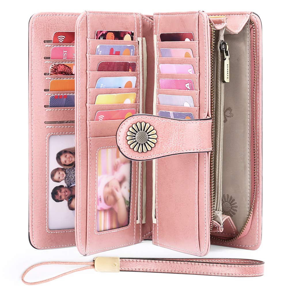 Buy Women's Wallets, Large Capacity with RFID Protection, Genuine