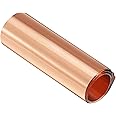 uxcell Copper Sheet Roll, Metal Foil Plate 1000mm x 100mm x 0.02mm