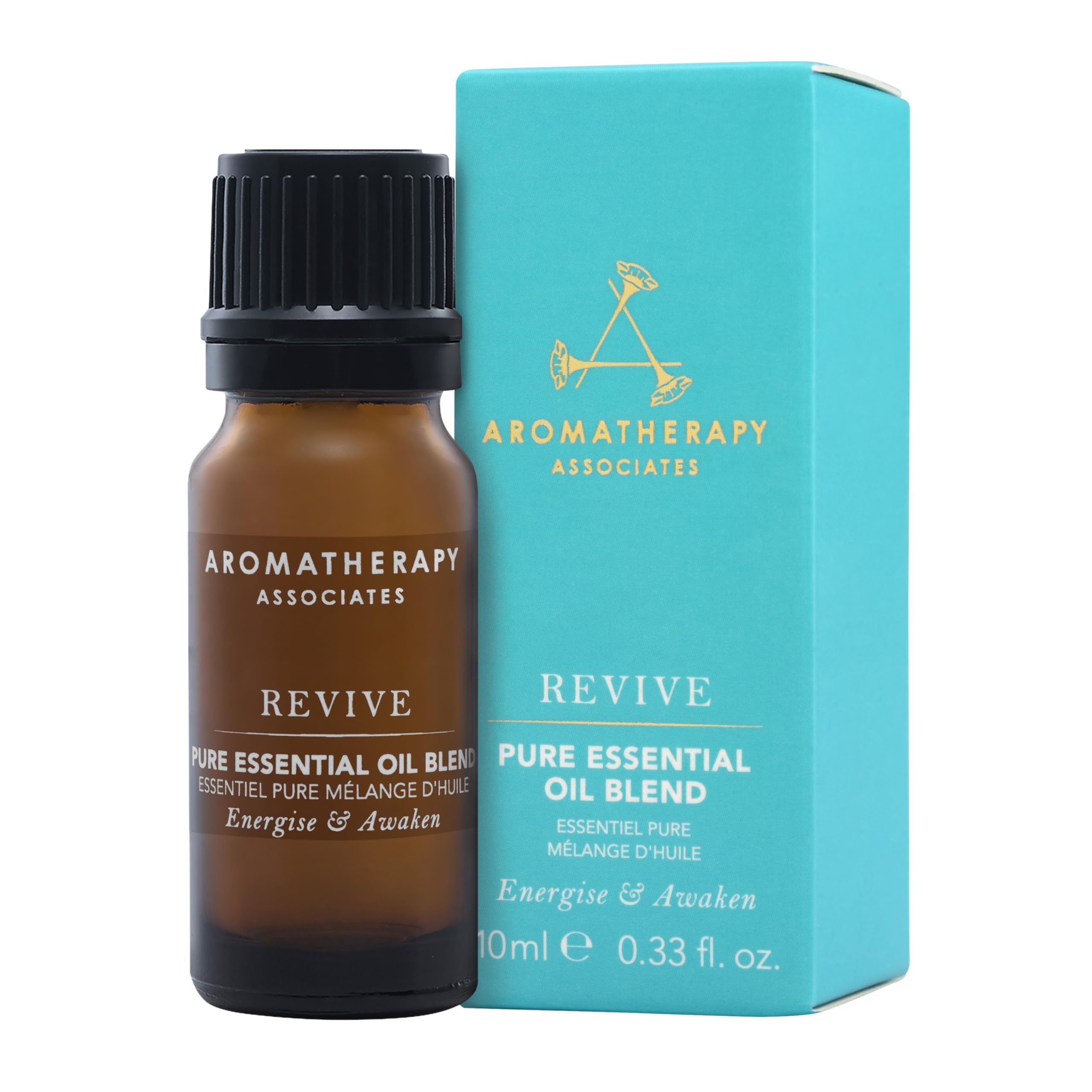 Aromatherapy Associates Revive Pure Essential Oil, 10ml - Made with A Blend of Grapefruit, Refreshing Bergamot & Neroli Essential Oils - Aromatic Oils to Reset Mind & Body