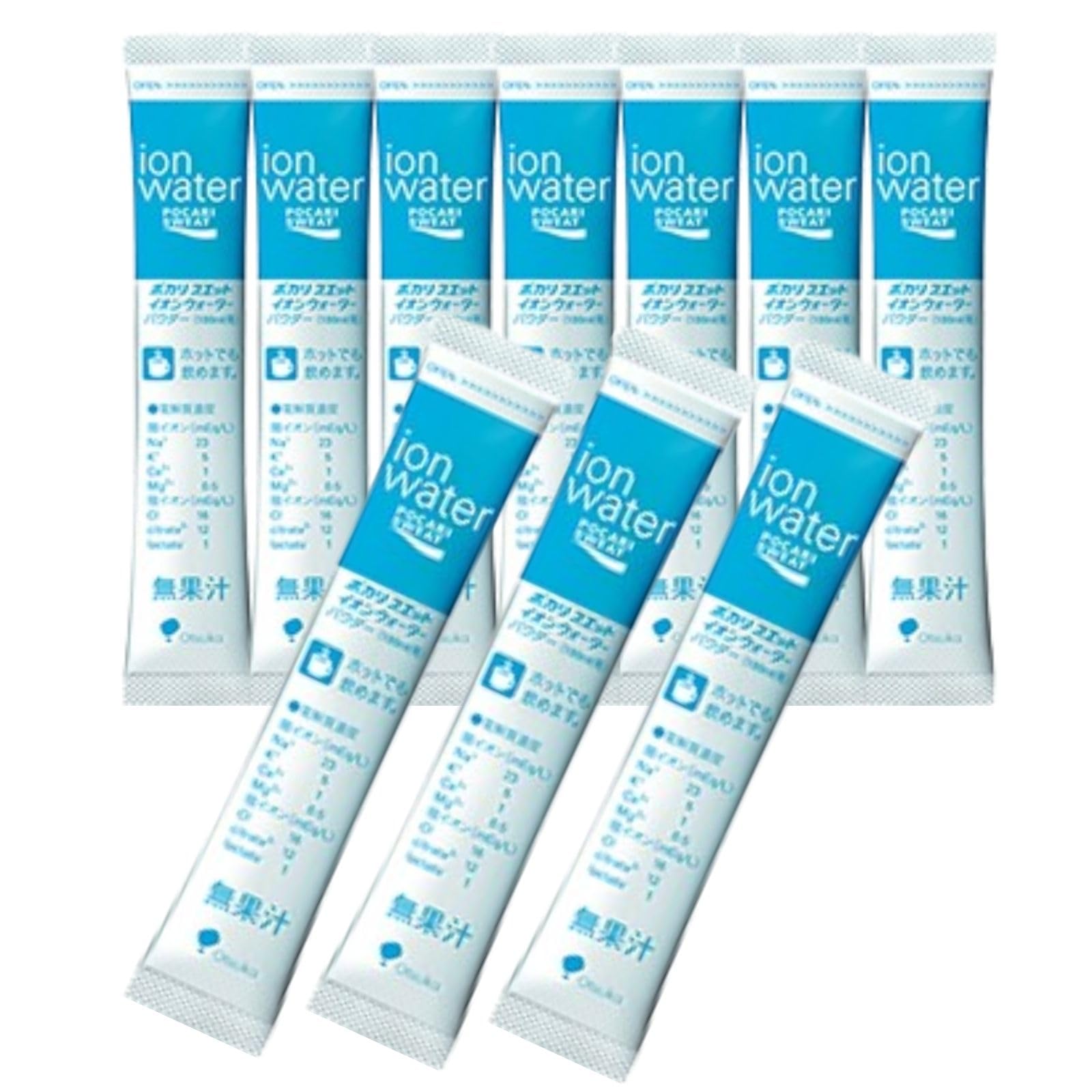ポカリスエット イオンウォーター パウダー スティックタイプ 180ml用×10本 大容量 防災 ストック商品画像
