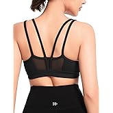 Yvette Sports Bra Lightweight Cloud Series for Women Mesh Splicing Style