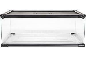 Zilla QuickBuild Reptile 20 Gallon Glass Terrarium Habitat with Bedding Tray For Geckos, Snakes, Lizards, Frogs, Turtles, and Tortoises, 30" x 12" x 12"