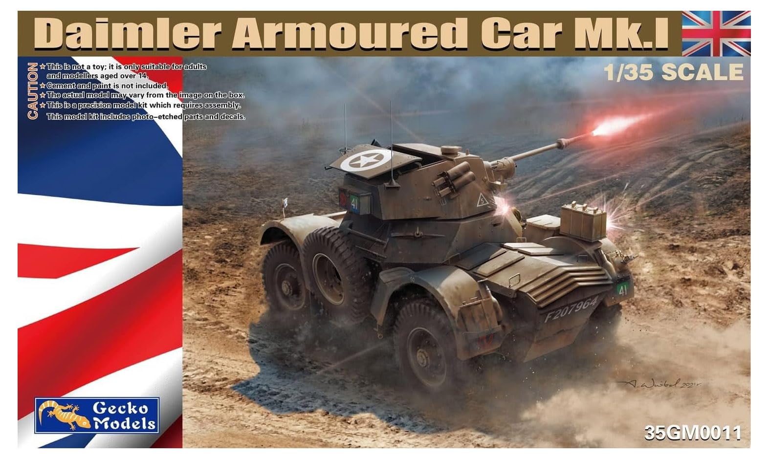 Gecko Daimler Armoured Car