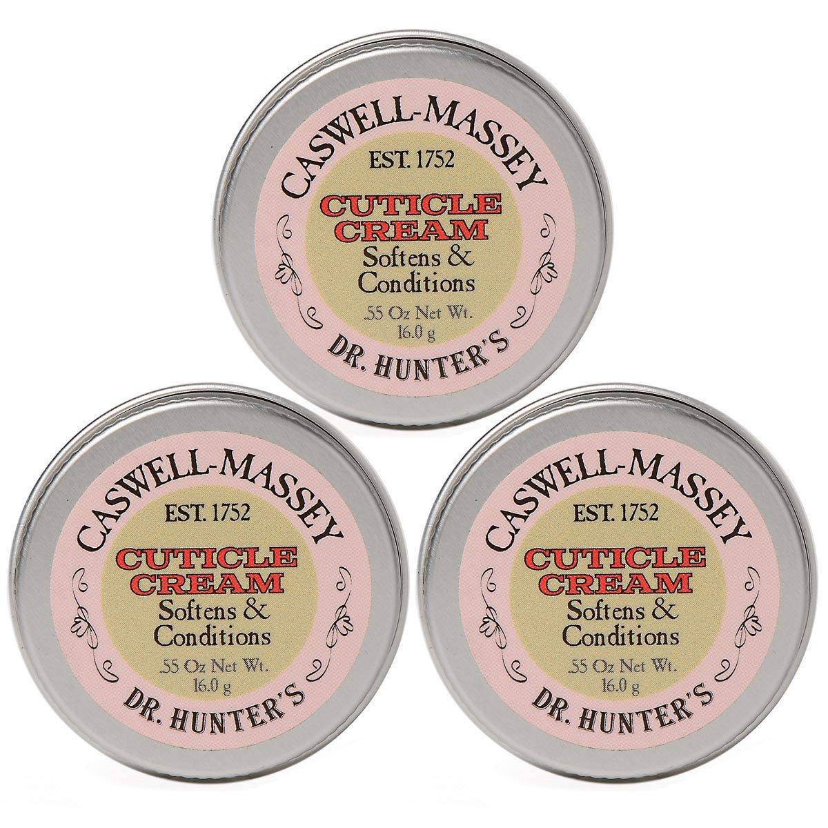 Caswell-Massey Dr. Hunter’s Cuticle Cream – Natural Balm Promotes Healthy Nails , Nail Growth - 0.55 Ounces: Beauty