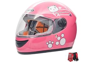 Kids Helmet, Motorcycle DOT Helmet for Kids Boys Girls Children, ATV Dirt Bike Casco