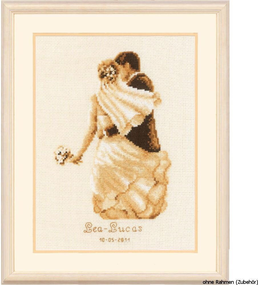 Vervaco Wed Rec Private Moment Counted Cross Stitch Kit, Multi-Colour, 1
