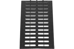 ANGOILY Trench Cover Outdoor French Drain Driveway Drain Drainage Grates Outdoor Drain Trench Drain Grate Drain Cover Outdoor Trench Accessory French Drain Cover Trench Supply Sewer Cover