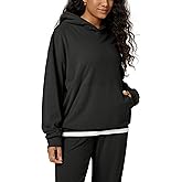 ODODOS Women's Brushed Fleece Oversized Hoodie – Cozy Warm Long Sleeve Pullover Sweatshirt with Kangaroo Pocket