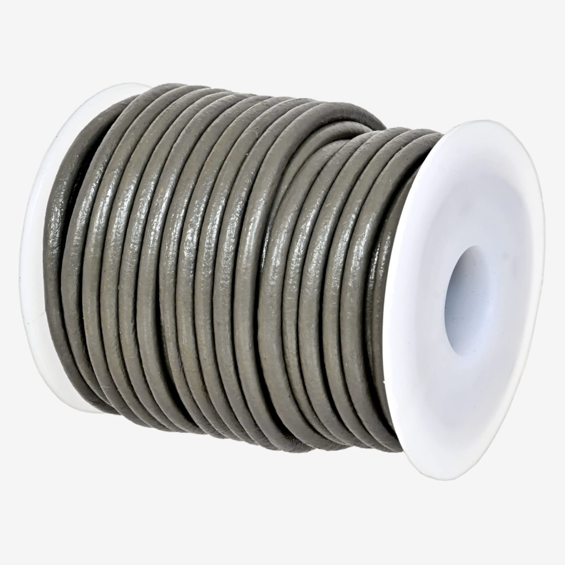 GENIQUE Real/Genuine Round Leather String Cord for