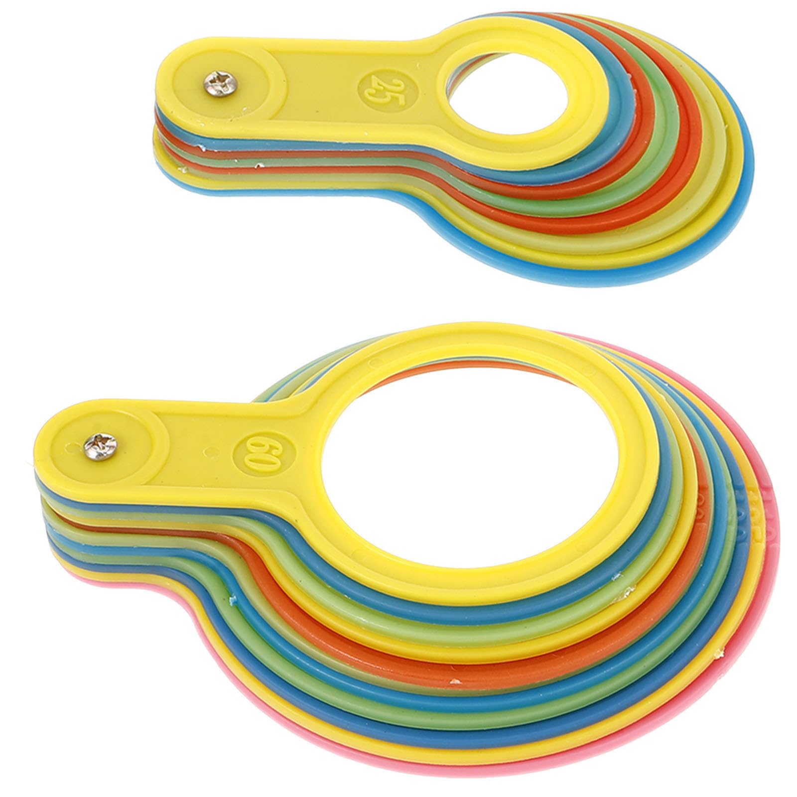 iplusmile 2sets Fruit Measuring Circle High Precision Measuring Tools for Accurate Fruit Grading Includes of Pear Circles for Efficient Measurement