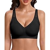 Avidlove Womens No Underwire Bras Full Coverage Wireless Bra Seamless Mesh Push Up Bralette Comfortable