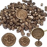250pcs Wax Seal Beads Bronze, Andotopee Premium