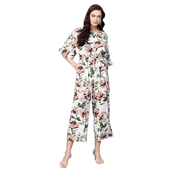 floral print jumpsuit dress
