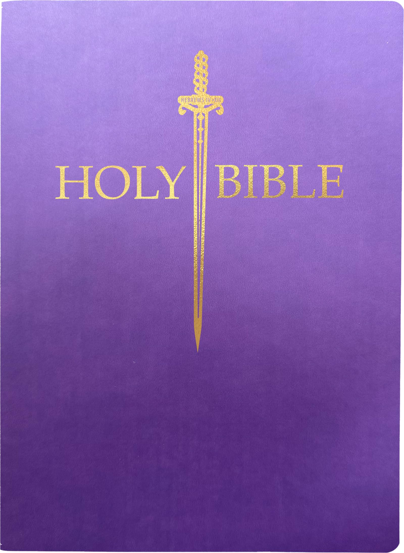 KJV Sword Bible, Large Print, Royal Purple Ultrasoft: (Red Letter, 1611 Version) (King James Version Sword Bible) Image