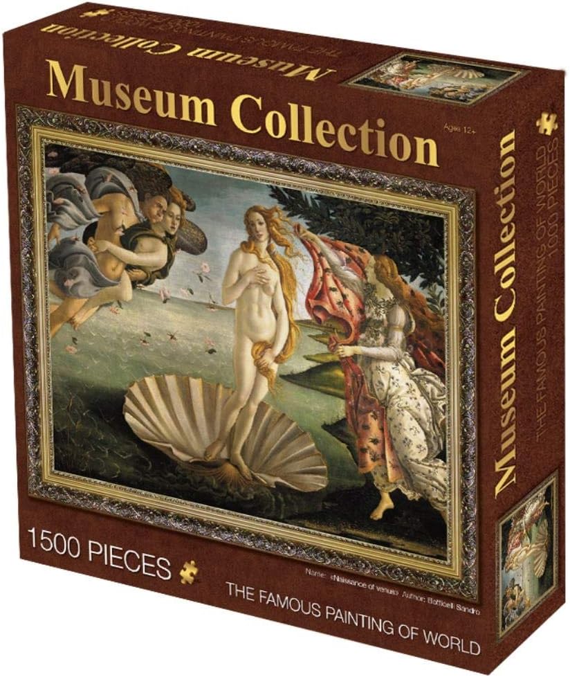 Jigsaw puzzle Museum Collection, Gift Boxed World Famous Painting, 1500 Piece Fine Cut & Fit, Photography Toys Game Art for Adults & Kids (color : B)