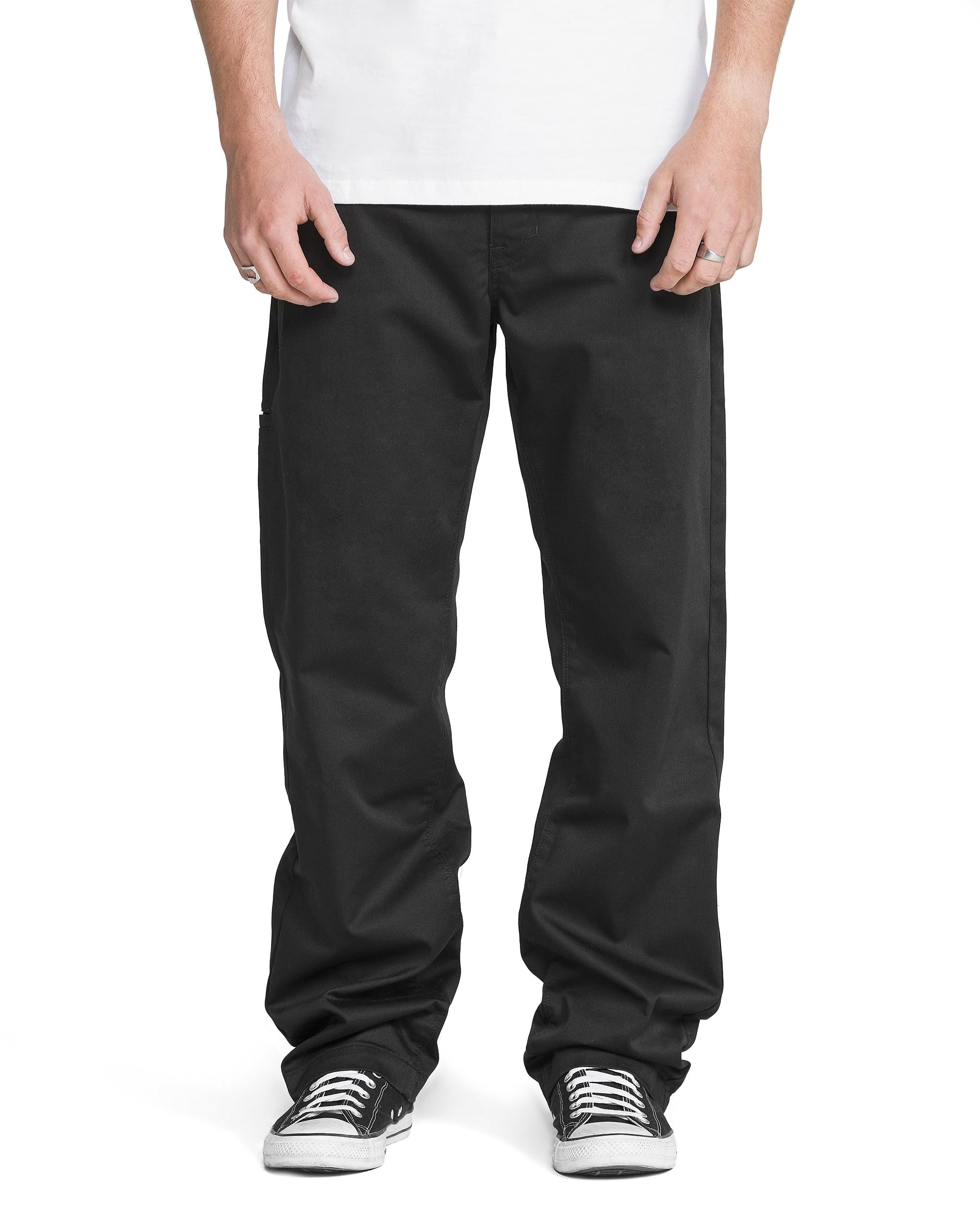 Volcom Men’s Frickin Relaxed Chino Pant Black 28