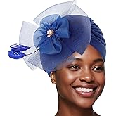 Bohend Flower Rhinestone Turbans Cap Pearl Knot Headwarp Beanie Pre Tied Head Cover Bonnet Pleated Headscarf Hat for Women