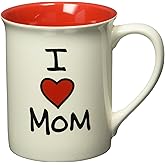Our Name is Mud “I Heart Mom” Stoneware Mug, 16 oz.