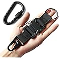 ONE WVW PIN Tactical Key Chains for Mens, EDC Gear Clips with HK Clip, Large Military Keychain Molle Accessories
