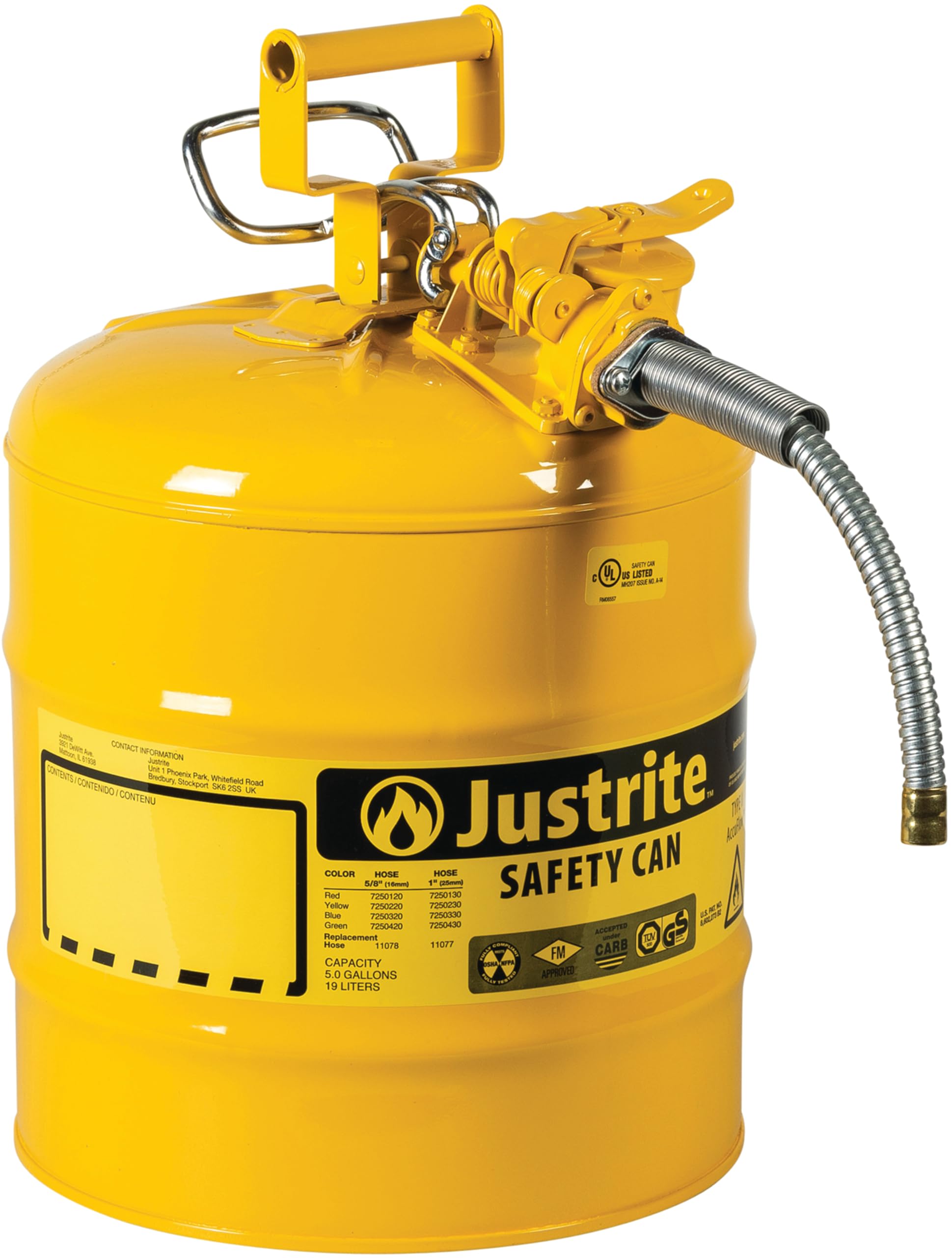 Fascinating Justrite Gas Can Pictures