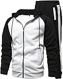 GXAMOY Men's 2 Pieces Tracksuits Running Sports
