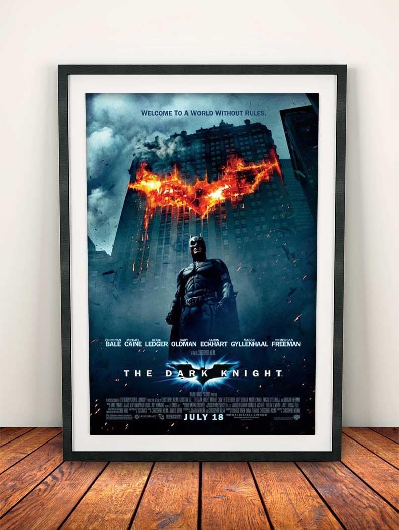 SOMANYPOSTERSThe Dark Knight 2008 A4 Movie/Film Poster/Print 260gsm Photo Paper