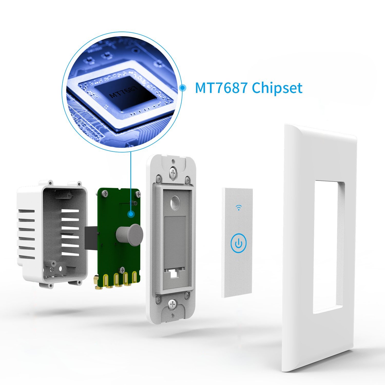 Smart Light Switch/Wifi Smart remote light switch Wall Touch Switch