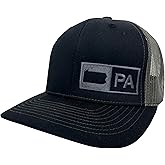 Trucker Hat - Pennsylvania (Black/Graphite) Mesh, Snapback