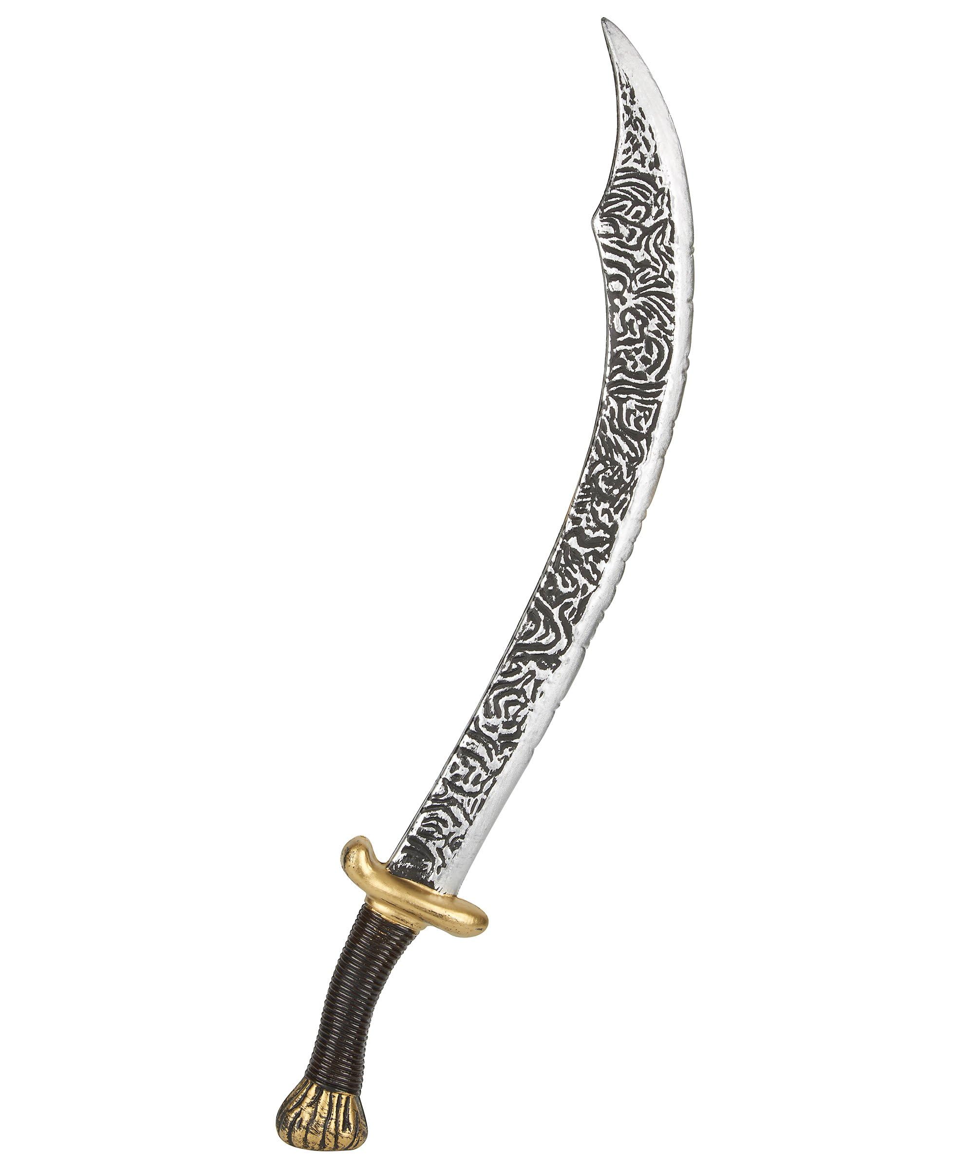 Tulwar Swords 72cm Swords Novelty Toy Weapons & Armour for Fancy Dress Costumes  Accessory