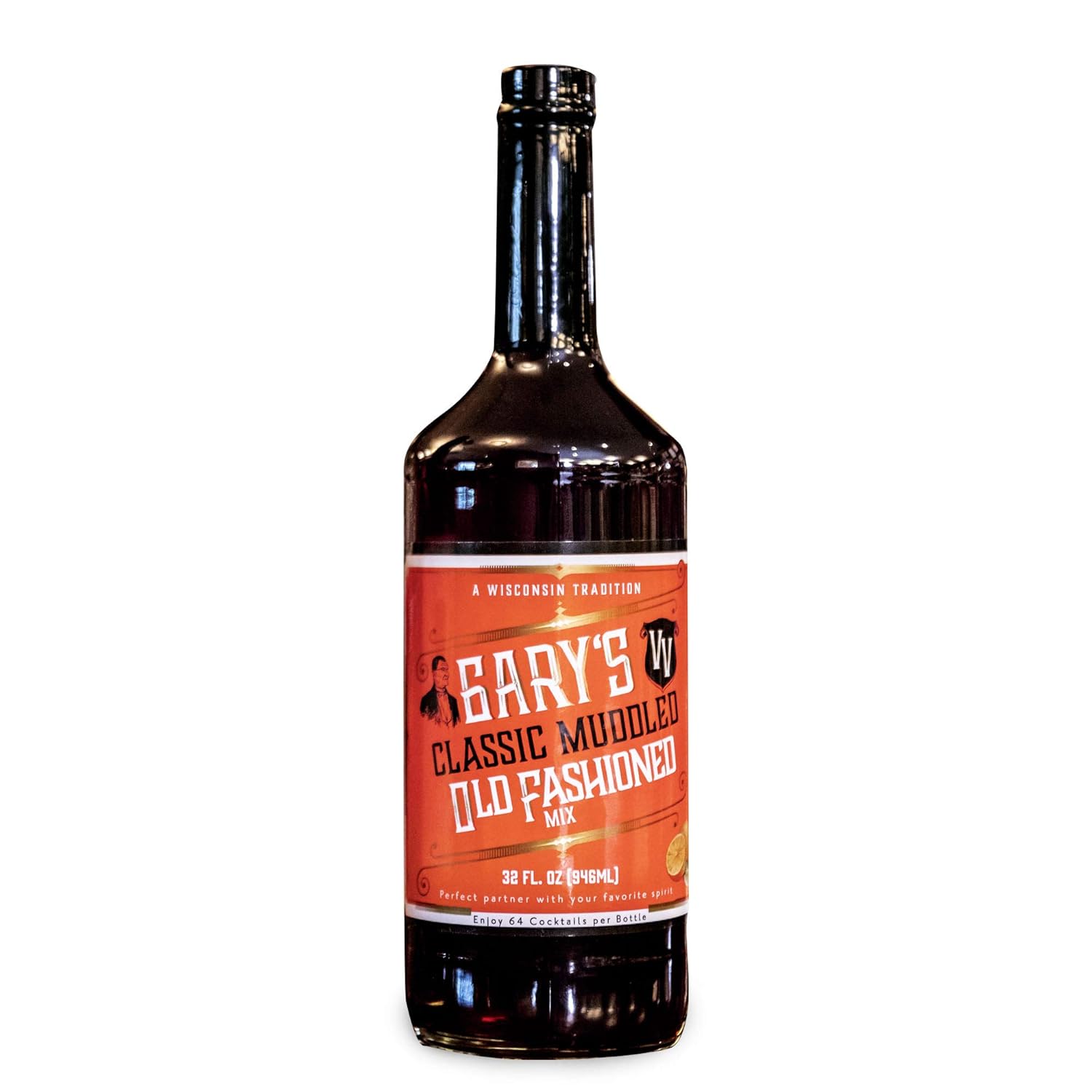 Amazon Com Gary S Classic Muddled Old Fashioned Mix Premium Non Alcoholic Cocktail Mixer Old Wisconsin Tradition Drink Mixer 64 Cocktails Per Bottle 32 Fl Oz Gary S Premium Cocktails Grocery Gourmet Food